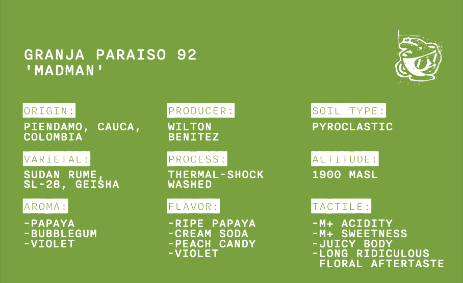 *GRANJA PARAISO 92 'MADMAN' - THERMAL SHOCK
